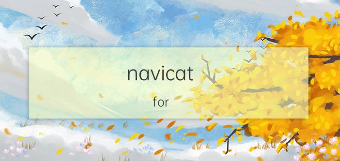 navicat for mysql注册机激活教程